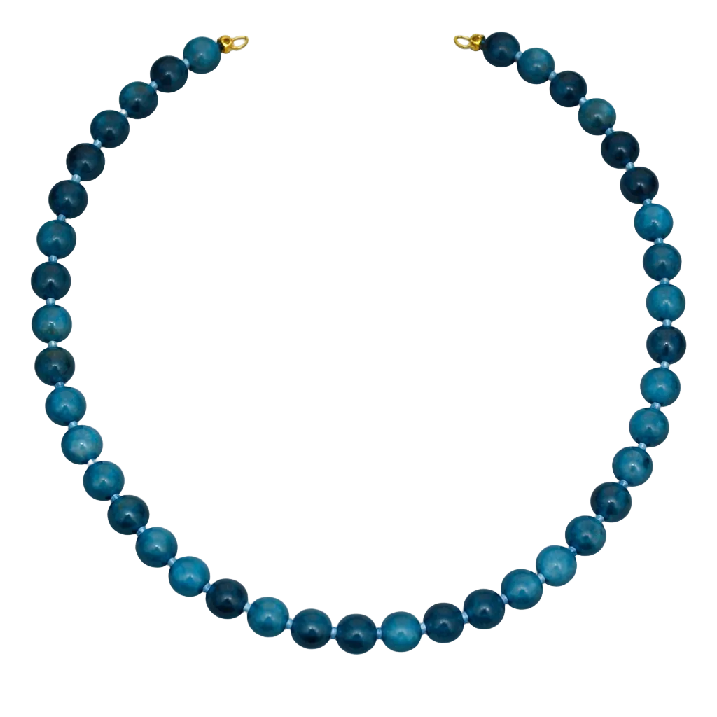 The Blue Apatite Beads