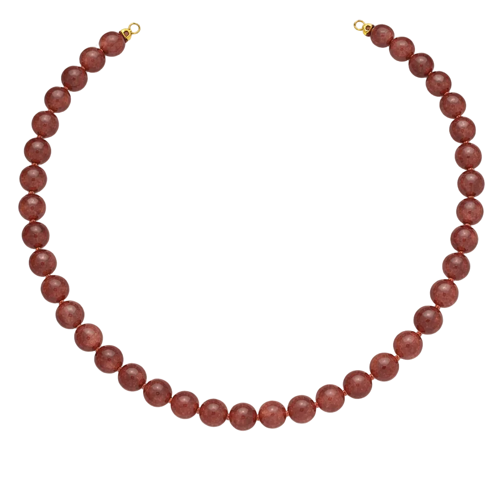 The Strawberry Quartz Beads
