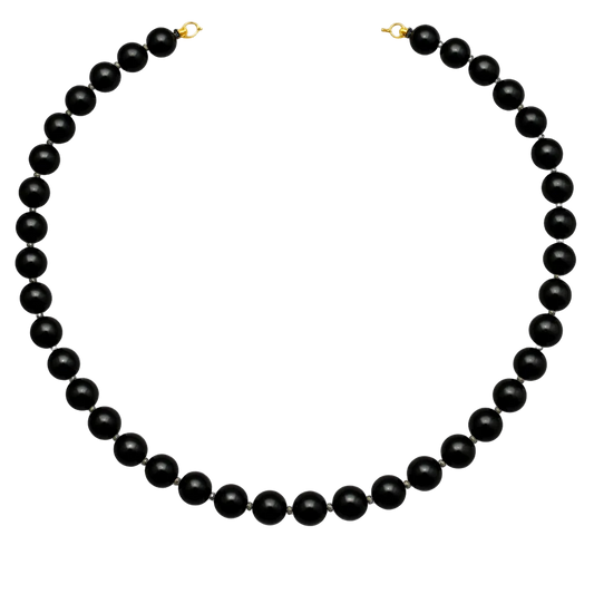 The Black Obsidian Beads