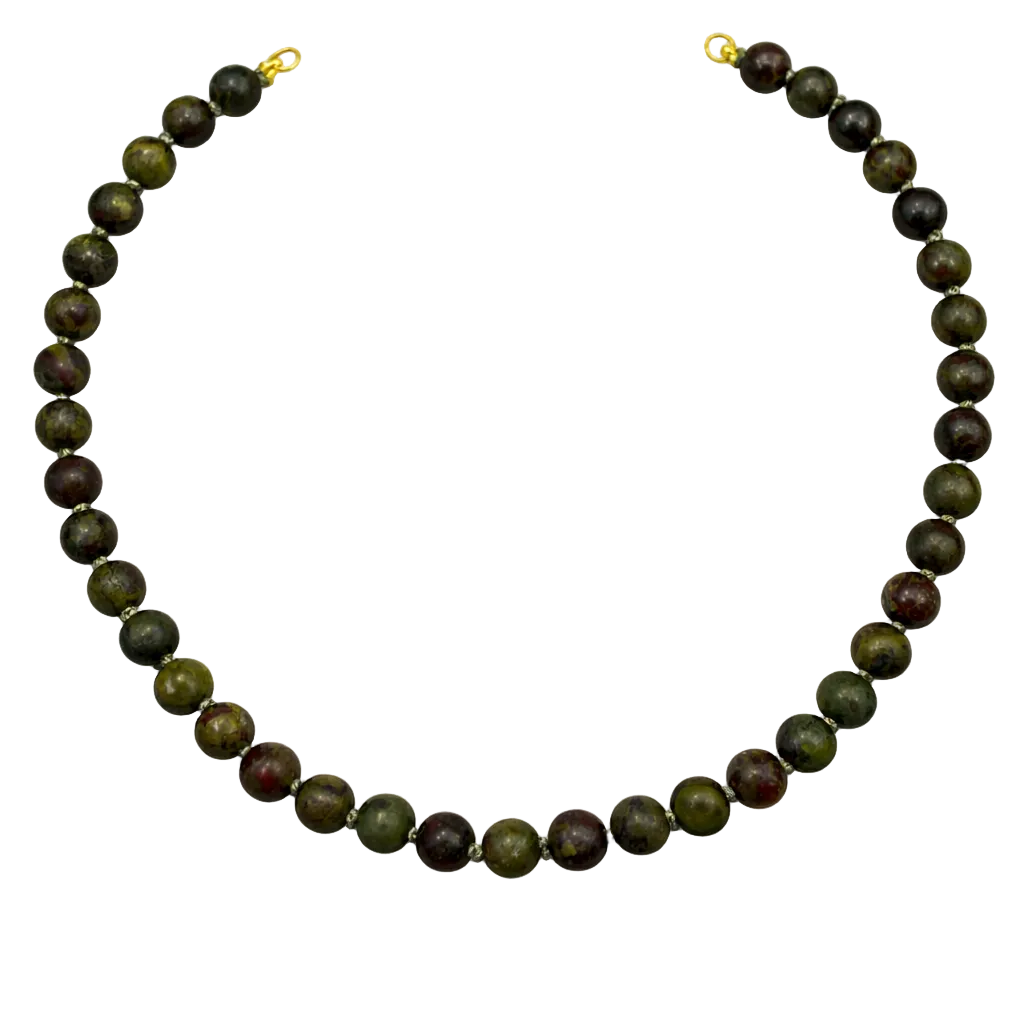 The Dragon Bloodstone Beads