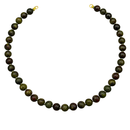 The Dragon Bloodstone Beads