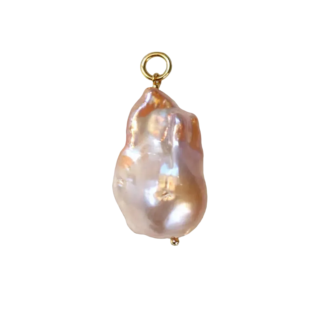 The Pink Baroque Pearl Charm