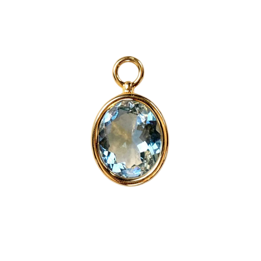 The Lagoon Tourmaline Oval Charm