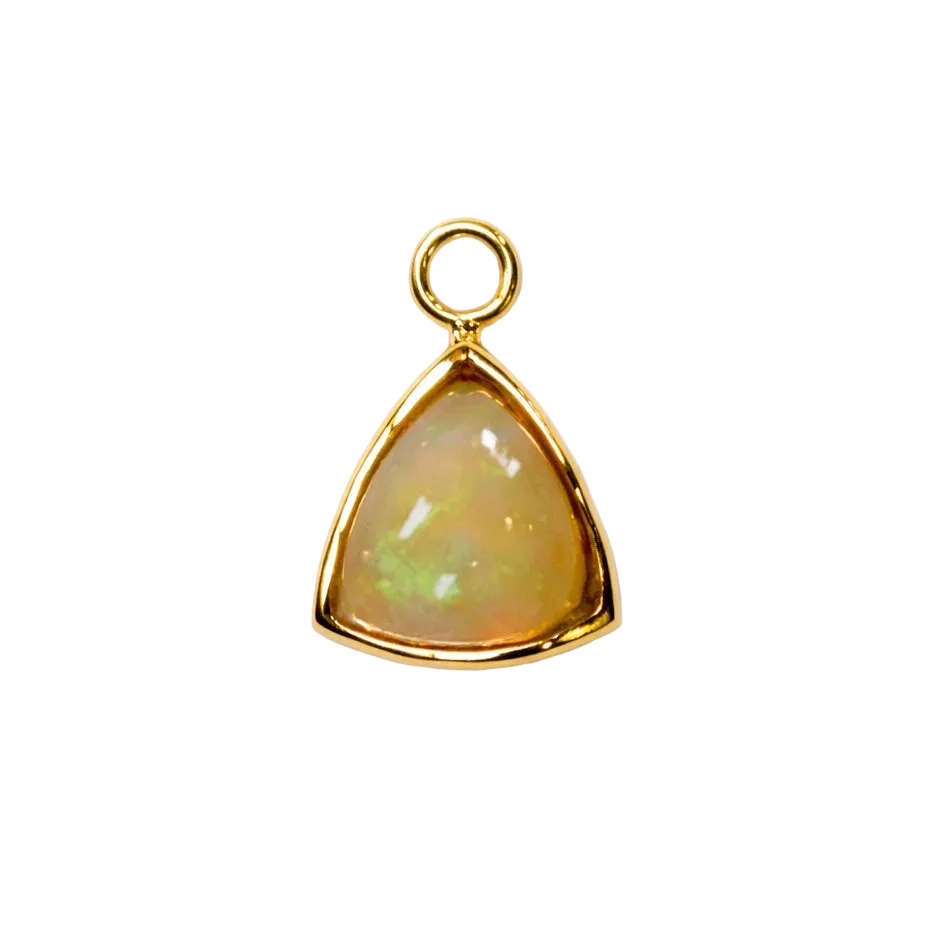 The Fire Opal Cabochon Charm