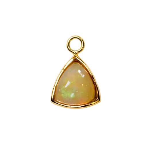 The Fire Opal Cabochon Charm
