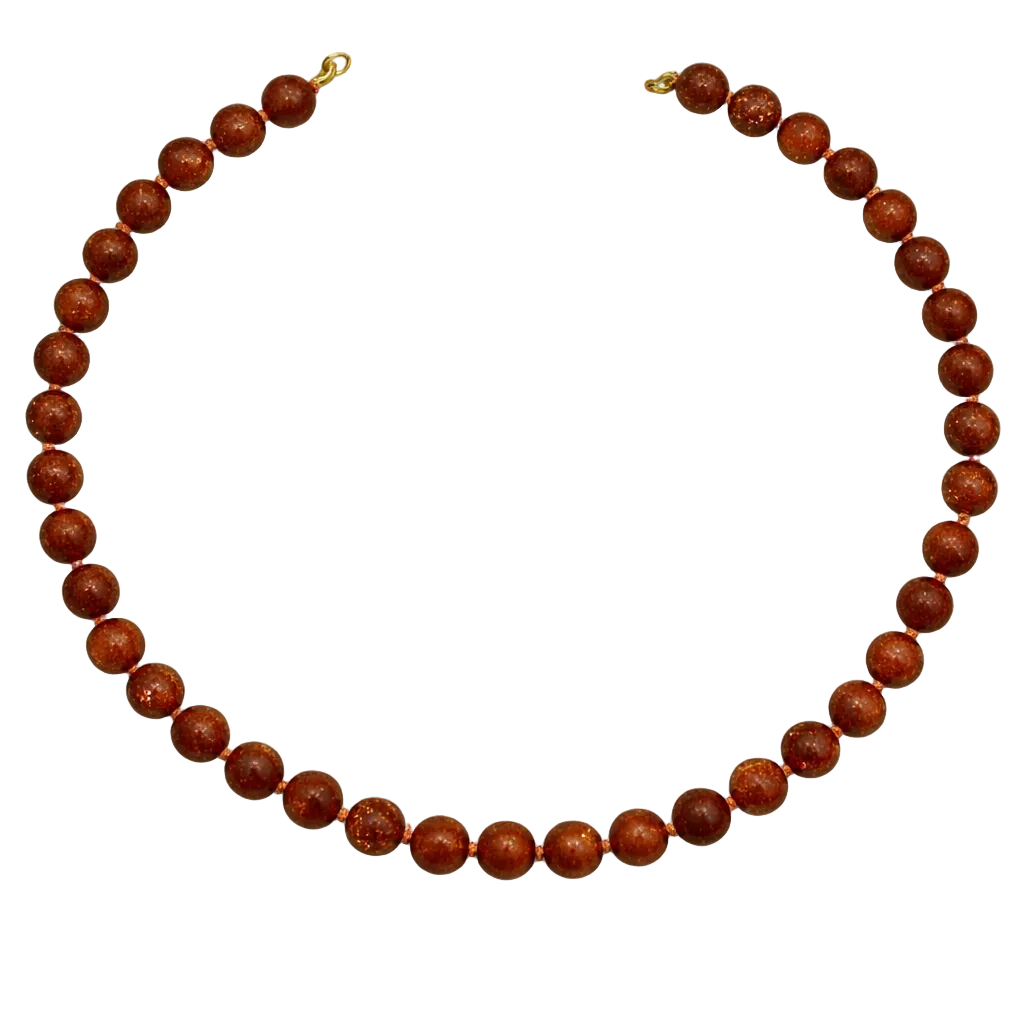 The Gold Sandstone Beads