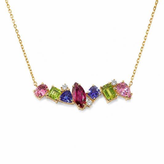The Wedad Cluster Necklace