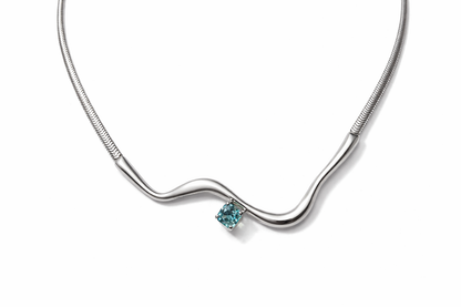 Lagoon Tourmaline Slide Necklace