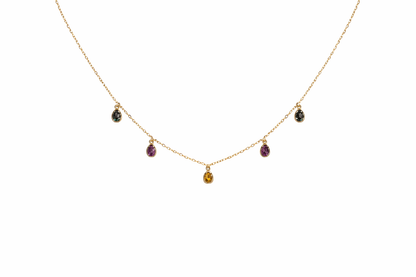 Rainbow Drop Necklace