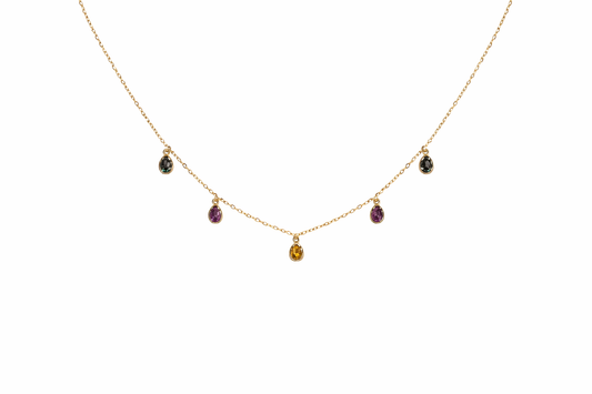 Rainbow Drop Necklace