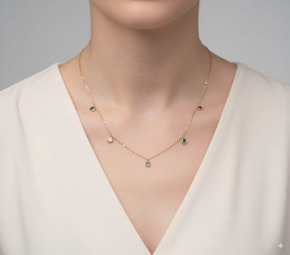 Jewels of the Month Choker