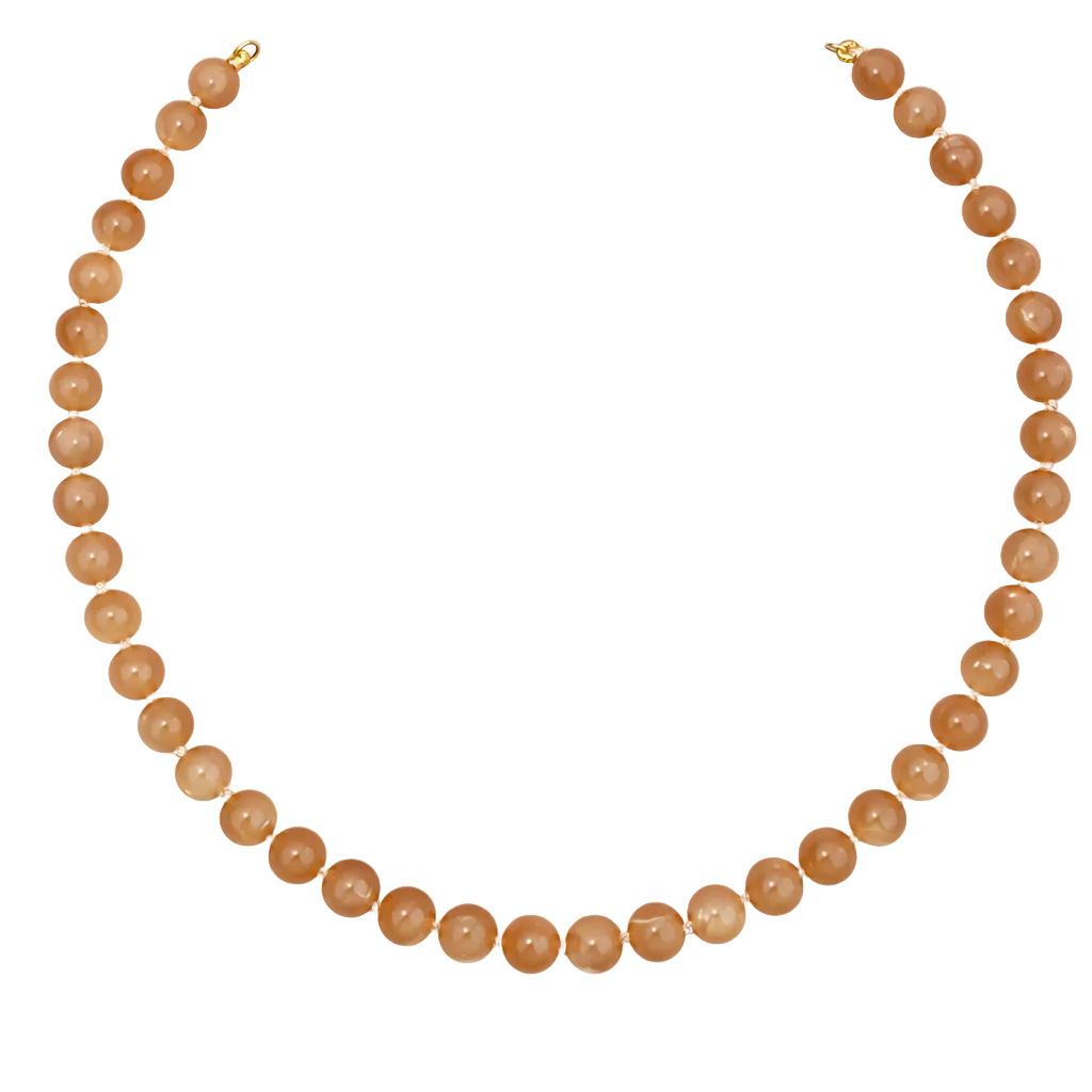 The Peach Moonstone Beads