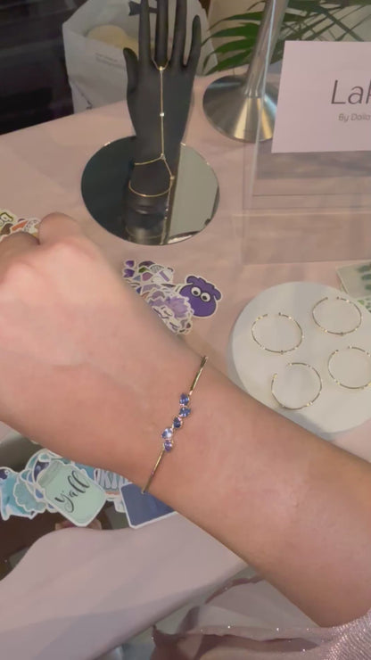 Blueberry Jellybean Bangle